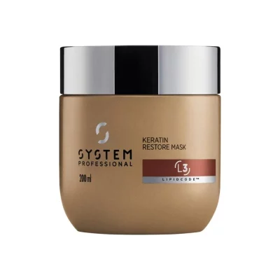 System Professional Mască revitalizantă cu cheratină LuxeOil (Keratin Restore Mask) 200 ml