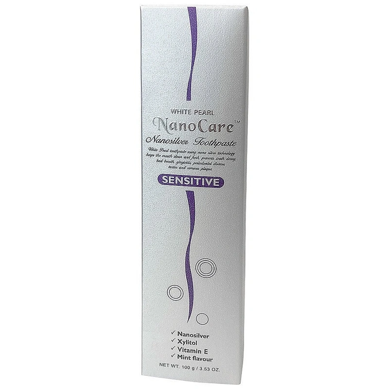 VitalCare Pastă de dinți ( White Pearl Nano Care Silver Sensitive Toothpaste) 100 g