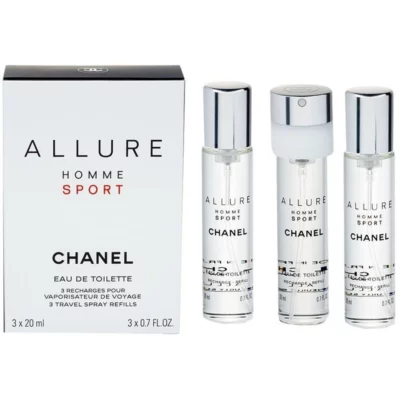 Chanel Allure Homme Sport - EDT rezervă (3 x 20 ml) 60 ml