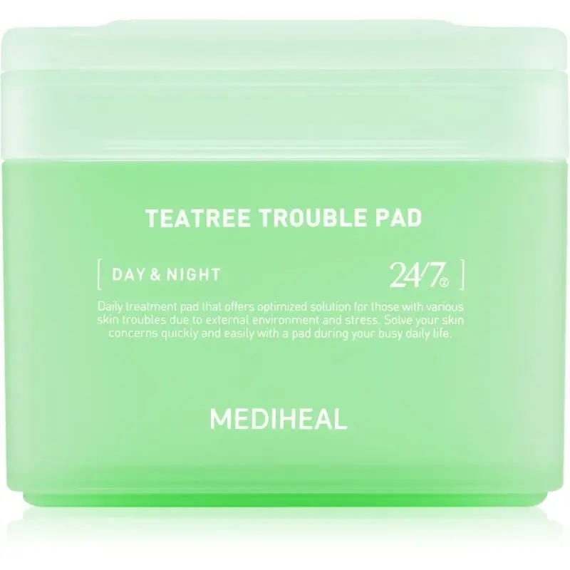 MEDIHEAL Teatree Trouble Pad dischete de tonifiere cu efect calmant 100 buc