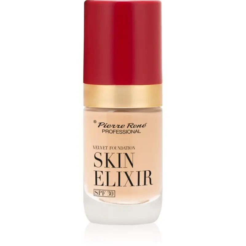 Pierre René Velvet Effect make-up fin SPF 30 culoare no. 01 Ivory Nude 25 ml
