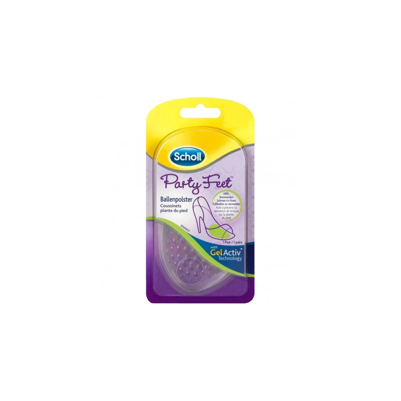 Scholl Pernuțe pentru tălpi Party Feet™ Gel Activ (Ball of Foot) 1 pereche