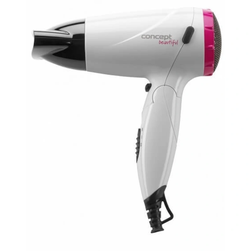 Concept VV5740 Uscător pentru păr Beautiful 1500 W alb + roz