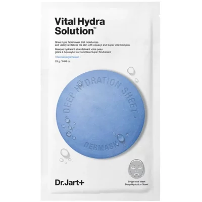 Dr. Jart+ Mască de hidratare profundă Dermask (Water Jet Vital Hydra Solution) 25 g