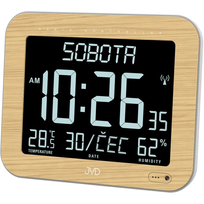 JVD Ceas digital controlat radio cu alarmă DH9362.2