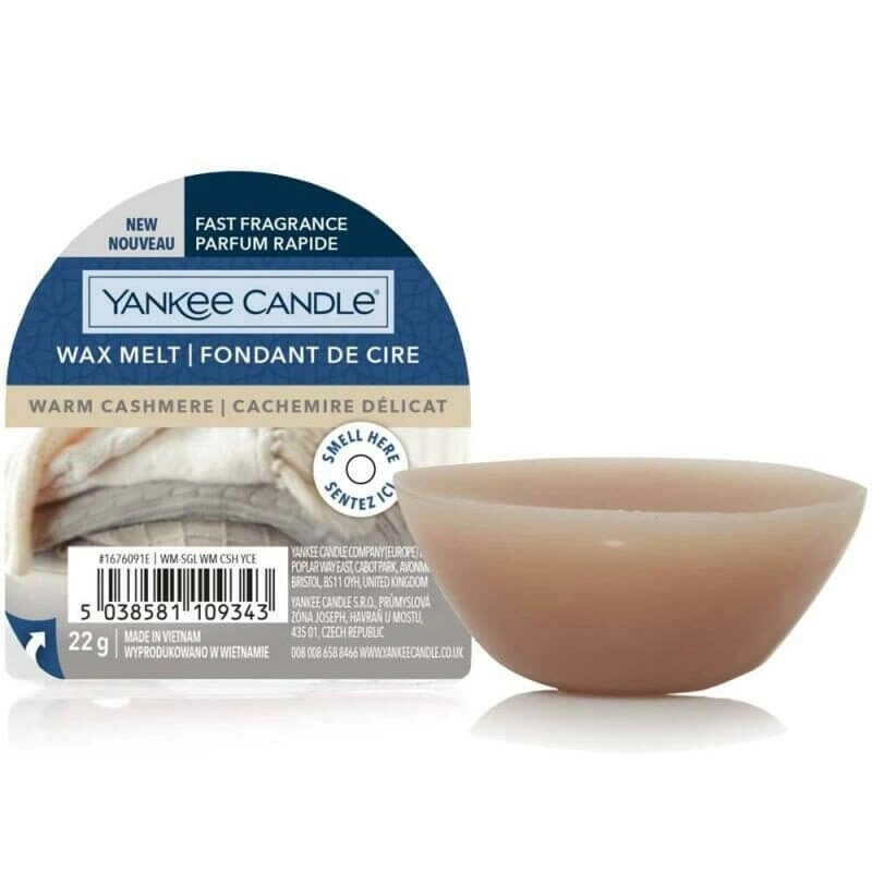 Yankee Candle Ceară parfumată Warm Cashmere (New Wax Melt) 22 g