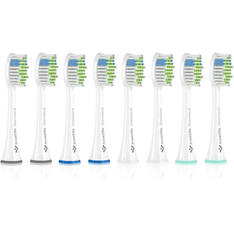 TrueLife SonicBrush UV Heads White Standard capete de schimb pentru periuta de dinti TrueLife SonicBrush UV, GL UV 8 buc