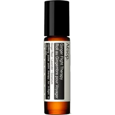 Aesop Ulei de corp regenerant roll-on cu aromă de ghimbir (Ginger Flight Therapy) 10 ml