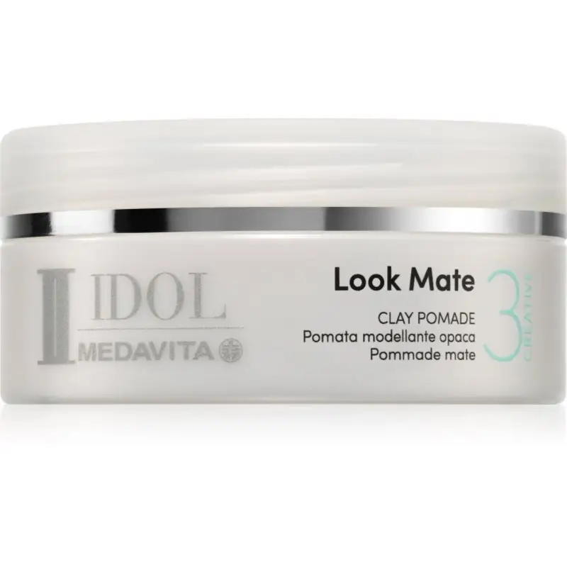 Medavita IDOL Look Mate Clay Pomade pastă de styling pentru o fixare foarte puternică 100 ml