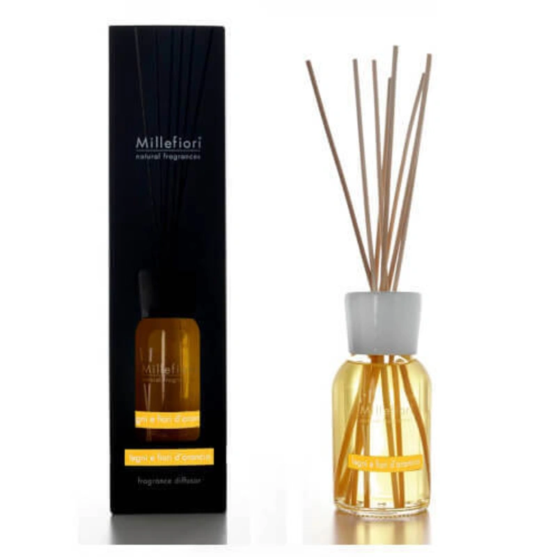 Millefiori Milano Difuzor de aromă Natural Legni e Fiori d’Arancio 100 ml