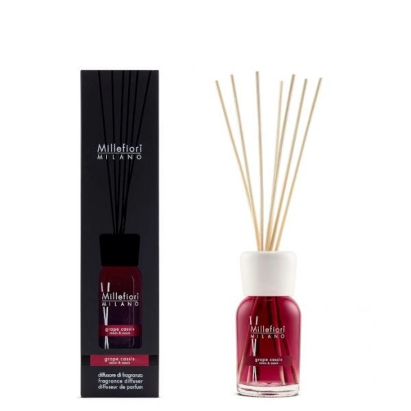 Millefiori Milano Difuzor din sticlă Natural Grape Cassis 100 ml