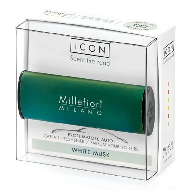 Millefiori Milano Parfum pentru mașină Icon White Musk 47 g
