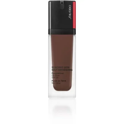 Shiseido Synchro Skin Self-Refreshing Foundation machiaj persistent SPF 30 culoare 560 Obsidian 30 ml