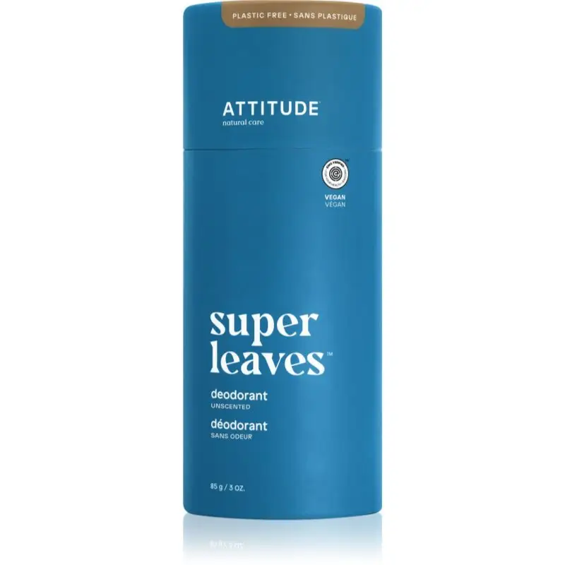Attitude Super Leaves deodorant solid natural fără aluminiu Fragrance-free 85 g