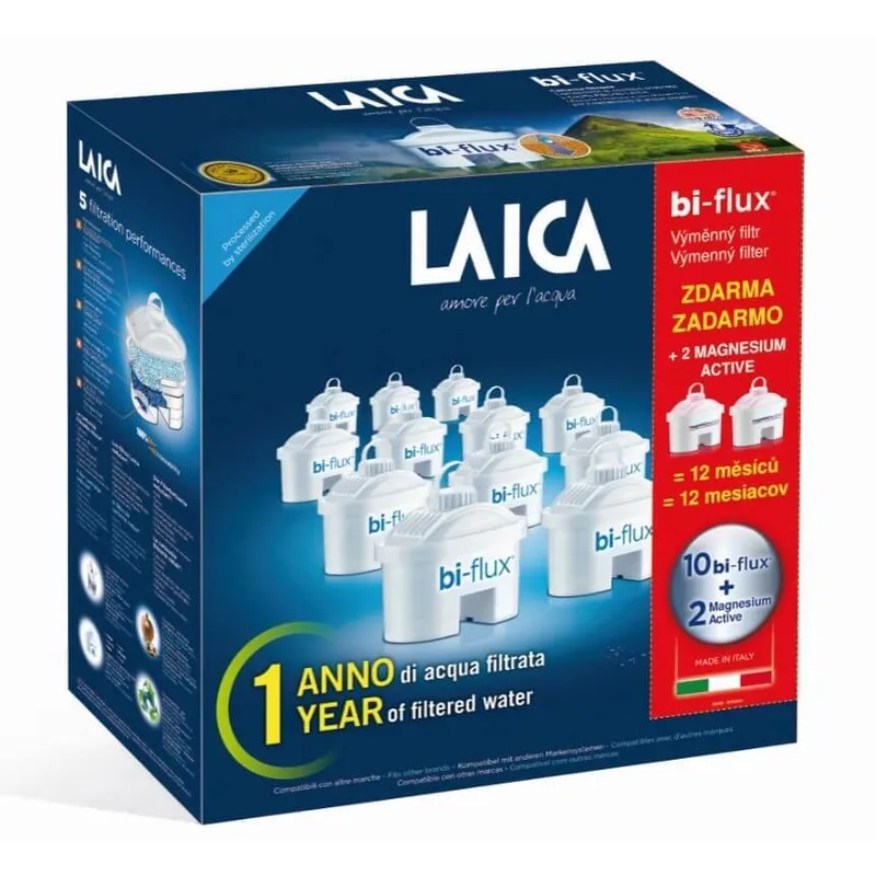 Laica F12SES0 Bi-flux filtru 10buc + 2 buc Magnesiumactive