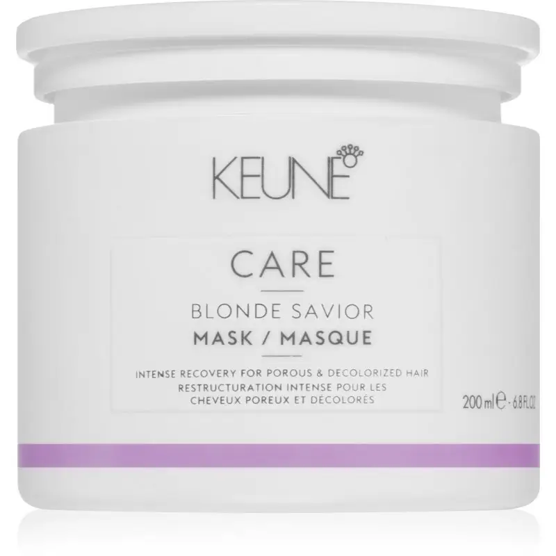 Keune Care Blonde Savior Mask masca hidratanta pentru par decolorat 200 ml