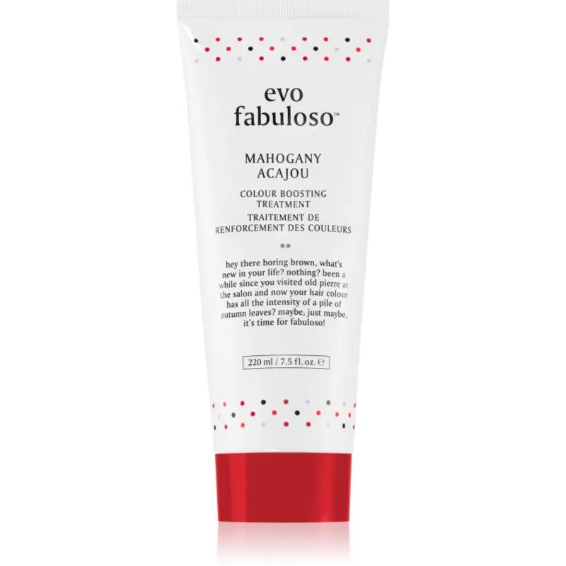 EVO Fabuloso Colour Boosting Treatment balsam pentru a evidentia culoarea parului culoare Mahogany 220 ml