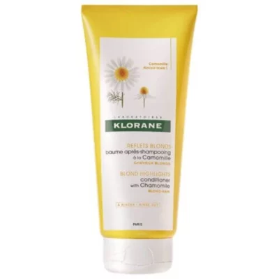 Klorane Balsam de iluminare cu mușețel pentru păr blond (Blond Highlights Conditioner With Chamomile) 200 ml