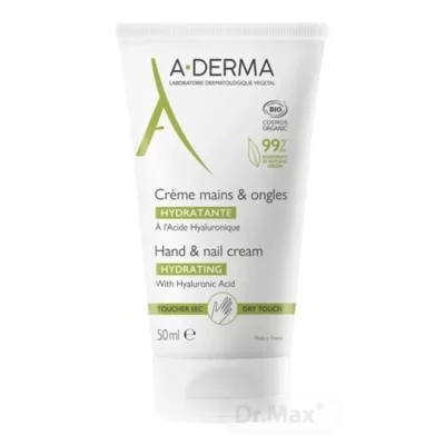 A-DERMA KRÉM na ruky a nechty HYDRATAČNÝ