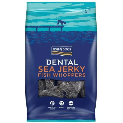 FISH4DOGS Dentálne pamlsky pre psy morská ryba 500g