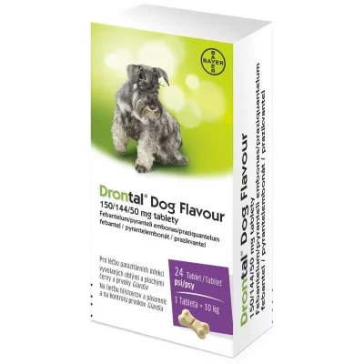 DRONTAL Dog Flavour 150/144/50 mg 24 tabliet