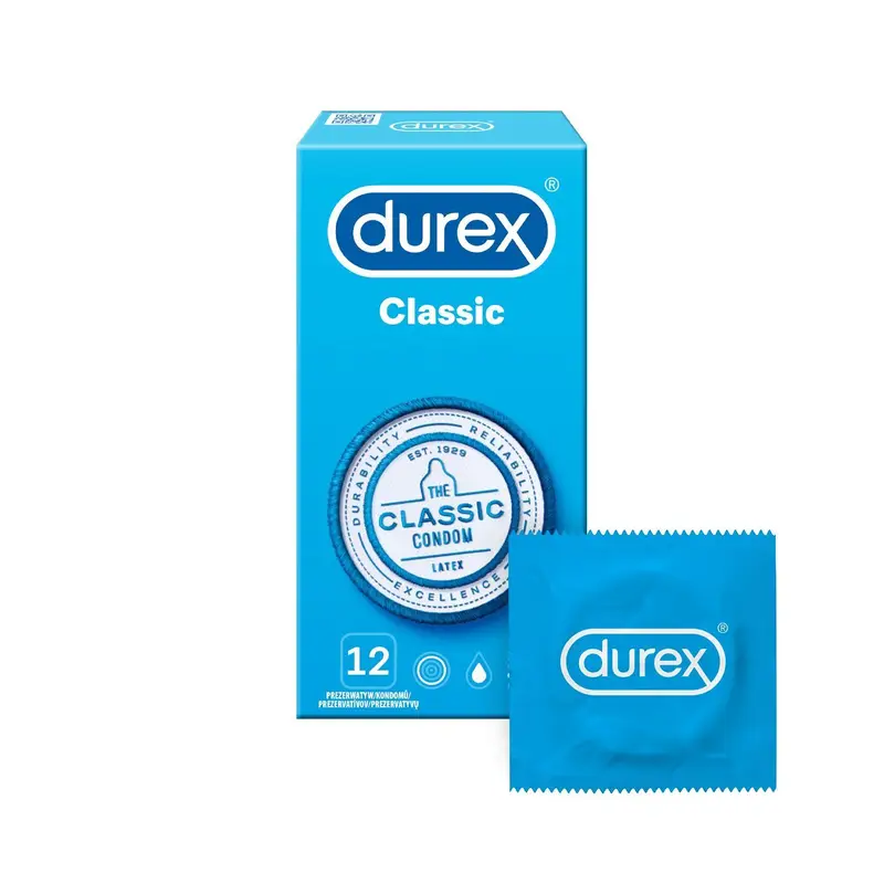 DUREX Classic Kondómy 12 ks