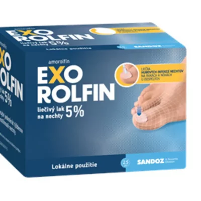 EXOROLFIN 5% lak na nechty 2.5 ml