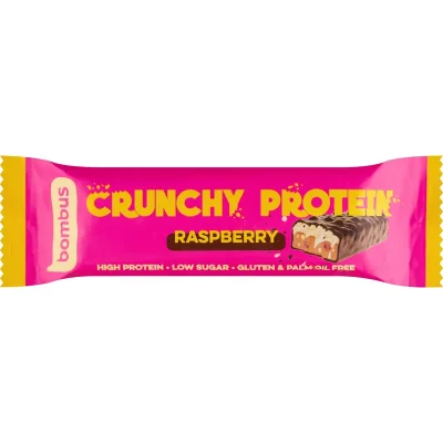 Nutrend BOMBUS PROTEIN CRUNCHY BAR, malina