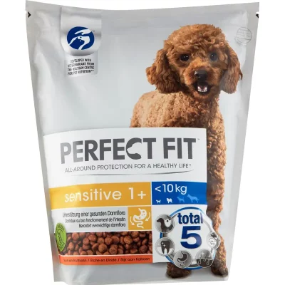 PERFECT FIT pre psy Adult Sensitive s morčacím XS/S 1.4KG