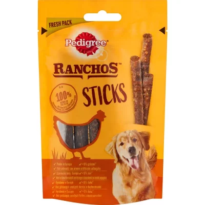 PEDIGREE pochúťka Ranchos Kuracie tyčinky 60g