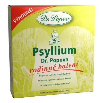 DR.POPOV PSYLLIUM rozpustná vláknina 500 g