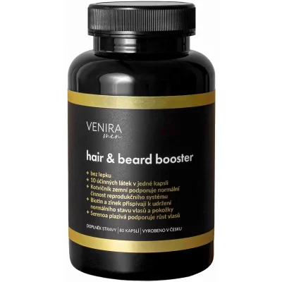 VENIRA Hair & beard booster pre mužov 80dňová kúra