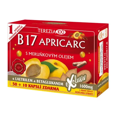 TEREZIA B17 Apricarc s marhuľovým olejom 60 kapslí