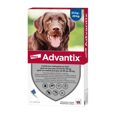 ADVANTIX Spot-on pre psy nad 25 kg 4 ml