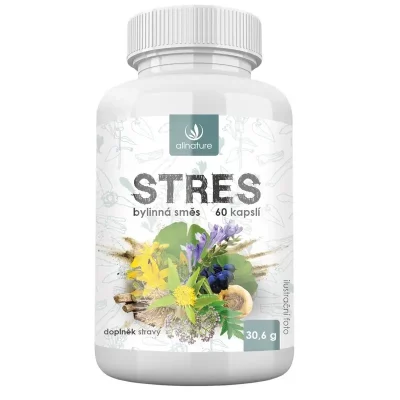ALLNATURE Stres bylinný extrakt 60 kapsúl