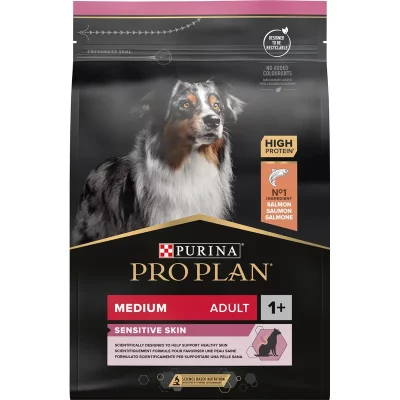PRO PLAN MEDIUM ADULT SENSITIVE SKIN losos 3 kg