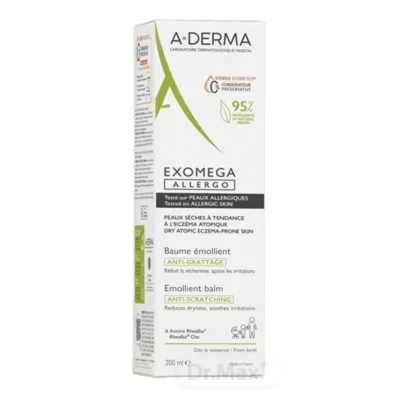 A-DERMA EXOMEGA ALLERGO Emolienčný balzam