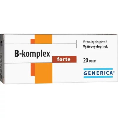 GENERICA B-komplex forte 20 tabliet