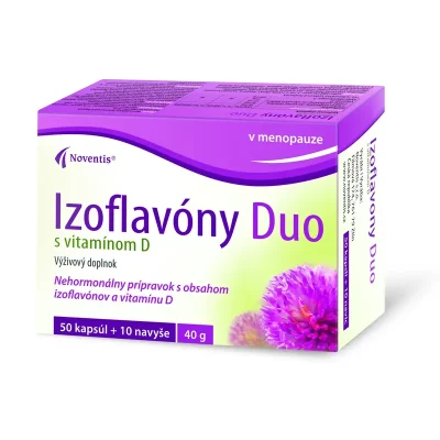 NOVENTIS Izoflavóny Duo s vitamínom D 60 kapsúl