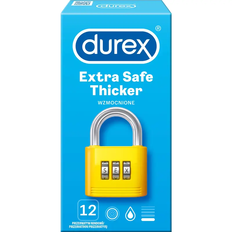 DUREX Extra Safe Kondómy 12 ks