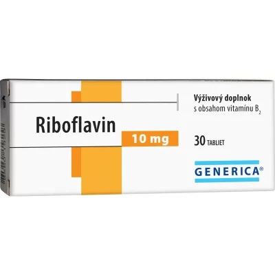 GENERICA Riboflavin 10 mg 30 tabliet