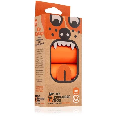 EXPLORER DOG Vrecká recyklované na psie exkrementy 60 ks