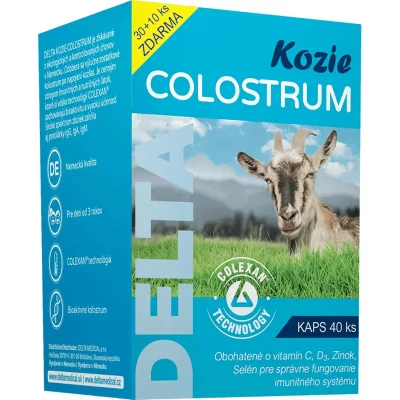 DELTA Colostrum KOZIE 40 kapsúl