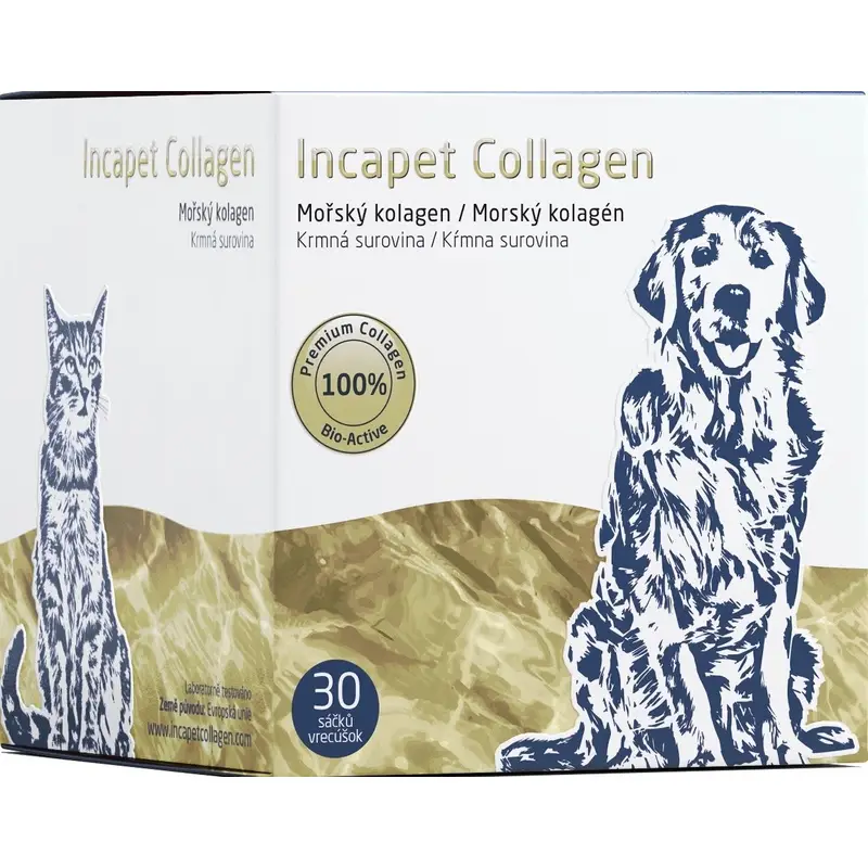 INCA COLLAGEN Incapet Collagen prášok vo vrecúškach 30 x 3 g