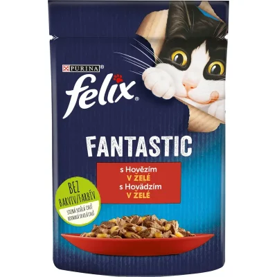 FELIX Fantastic kapsička 26x85g s hovädzím v želé