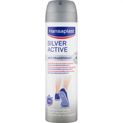Hansaplast Antiperspirant sprej na nohy Silver Active