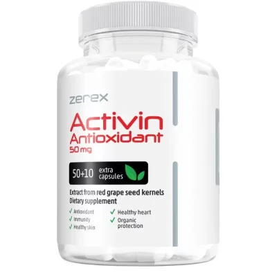 ZEREX ActiVin Antioxidant - Ochrana pred oxidačným stresom 60 kapsúl