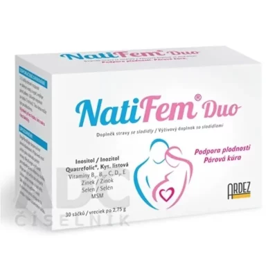 ARDEZ PHARMA NatiFem Duo vo vreckách 30 ks