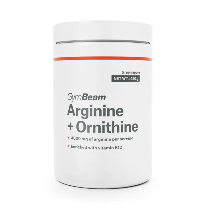 GymBeam Arginine + Ornithine - green apple