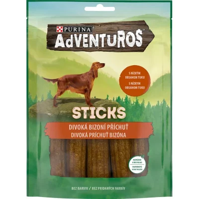 ADVENTUROS Sticks 6x120g s príchuťou bizóna